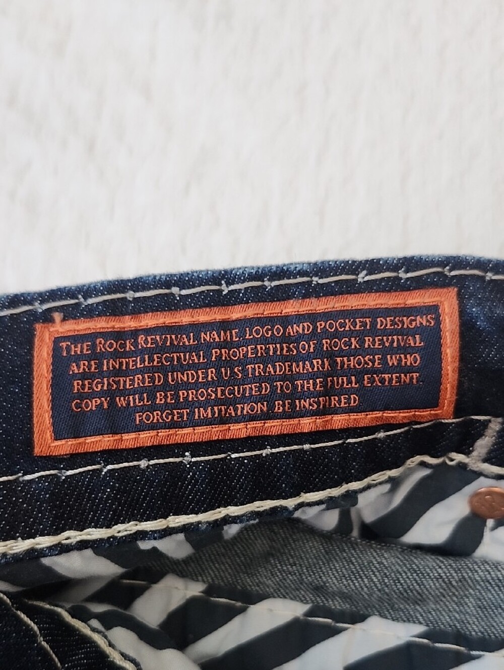 Rock Revival Earlin Bootcut Jeans Buckle Exclusive 36x38 XX-Long Heavy Stitch - Picture 16 of 16